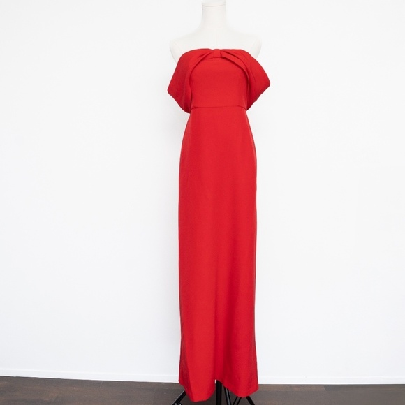 Sachin Babi Julia Bow Column Gown - Picture 2 of 11